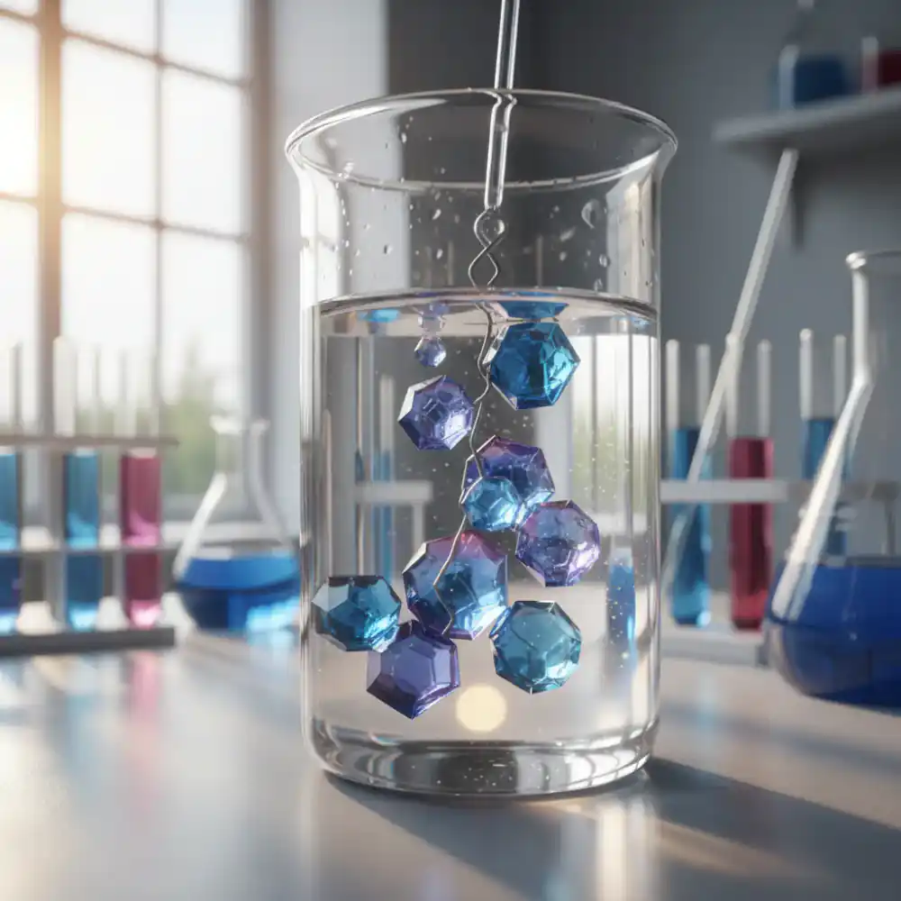 Crystal growing experiment