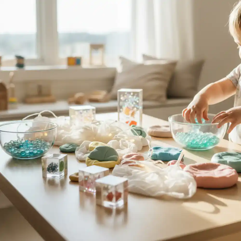 Sensory play materials