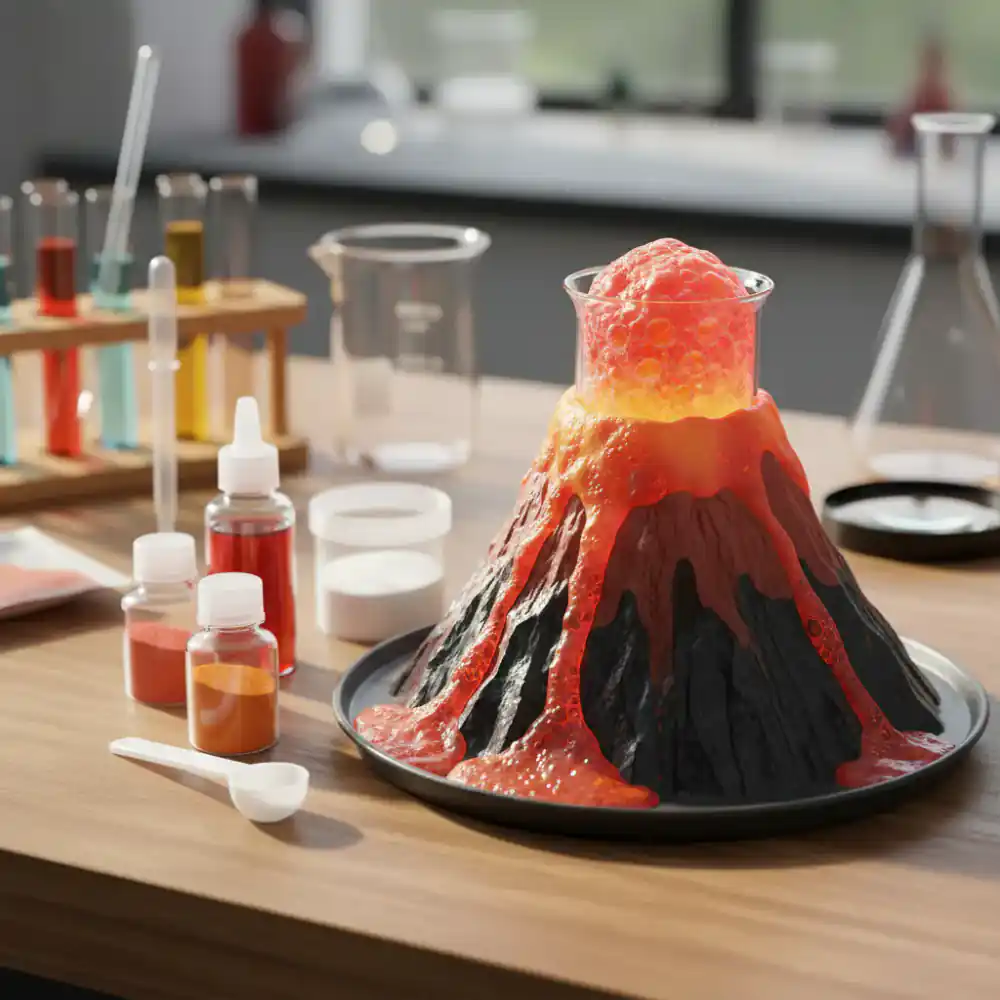 Volcano eruption science kit